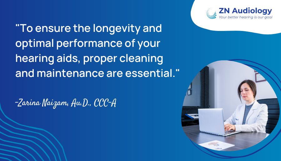 To ensure the longevity and optimal performance of your hearing aids, proper cleaning and maintenance are essential.