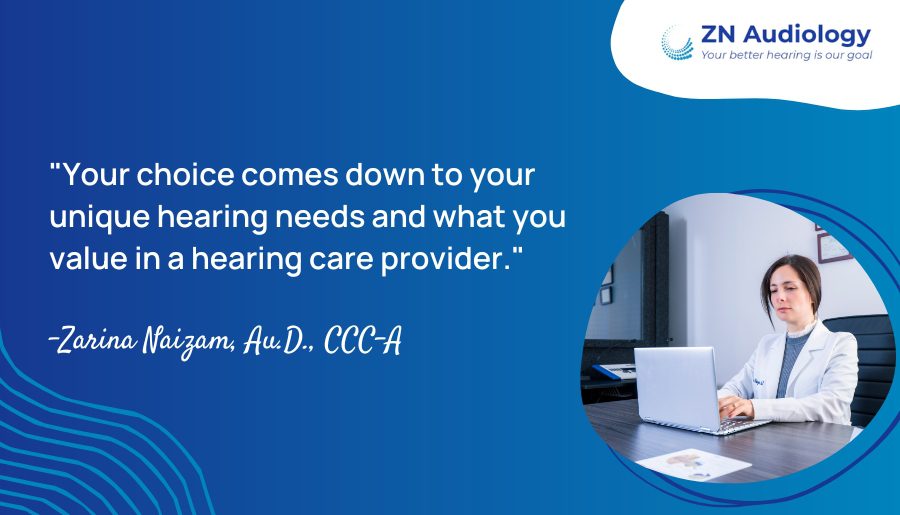 Address your unique hearing care needs.